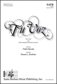 Your Voice SATB choral sheet music cover Thumbnail